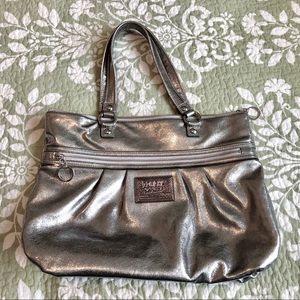 Coach Poppy Metallic Glam Tote